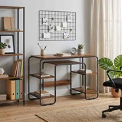 vidaXL Miza s shrambo Hrastovina 113.5 x 52 x 75.5 cm