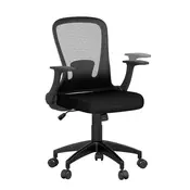 Northix Ergonomski pisarniški stol z nastavljivo ledveno oporo in dvižnimi nasloni za roke