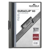 Durable DURACLIP60, A4, antracit