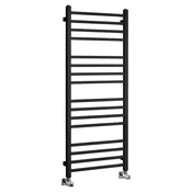 METRO kopalniški radiator 500x1200 mm, črna mat - Črna mat barva - 500x1200 mm - Sapho - METRO - 24 - Jeklo - Oblika H - Oblika H - 500 - 1200 - 3.9 - 14