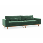 Sofa Seattle K111 (Loris 39) Zelena, 280x90x85cm, Tkanina, GambeNoge: Drvo