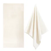 Zwoltex CARLO AB Velika bombažna kopalna brisača kremne barve 500 g 70x140 cm