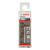 BOSCH burgija za metal HSS-Co, DIN 338 1,5 x 18 x 40 mm pakovanje od 10 komada