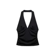 Pull&Bear Top črna
