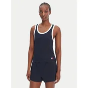 Tommy Hilfiger Top UW0UW06308 Mornarsko modra Regular Fit
