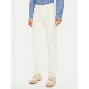 Tommy Hilfiger Jeans hlače WW0WW44331 Bela Regular Fit