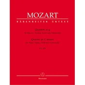 MOZART:QUARTET IN G-MOLL KV 478