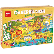 APLI Apli Sestavljanka velika Savana 60 kos, (21223052)