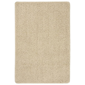 Cupavi tepih krem 140 x 200 cm protuklizni
