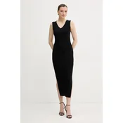 Armani Exchange oprijeta obleka viskozna