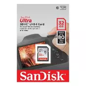 SANDISK spominska kartica Ultra SDXC 64GB Class 10 (SDSDUNC-064G-GN6IN)