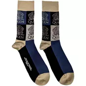 Queen Crest Blocks Navy Blue 36-40 Nogavice