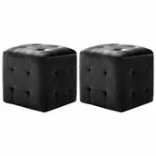 Vidaxl Tabure 2 kosa 30x30x30 cm žametno blago