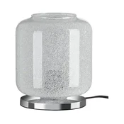Briloner 7011-018 - Stona lampa COLD 1xE27/40W/230V prozirno staklo/sjajni hrom