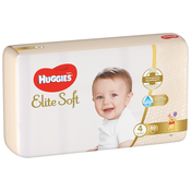 HUGGIES® Elite Soft plenice za enkratno uporabo 4 (8-14 kg) 60 kos