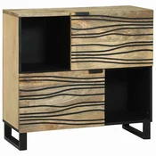 Komoda Smeda 80 x 33 x 75 cm masivno drvo manga