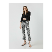 Koton Zebra hlace s uzorkom Slim Fit