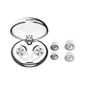 INF Čepi za ušesa za zmanjševanje hrupa - Bullet Head Pro - Rhombus dodatki White + Silver, (5000116628)