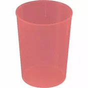 Waca plastični lonček 250 ml, rdeč