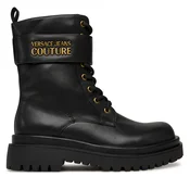 Versace Jeans Couture Gležnarji z vezalkami črna