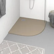 Kada za tuš SMC smeda 90 x 90 cm