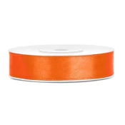 PartyDeco Trak iz satena - oranžen 12 mm/25 m
