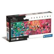 Clementoni - Puzzle Disney Disco Panorama zbirka - 1 000 dijelova