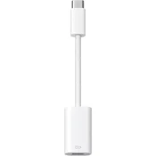 Apple adapter USB-C v Lightning bele barve MUQX3ZM