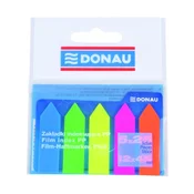 Donau Samolepilni plastični zaznamki v obliki puščice 12 x 45 mm - neonske barve