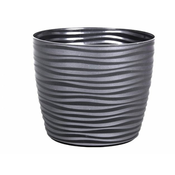 Pokrov za cvetlični lonec SAHARA PETIT plastika mat d27x22cm