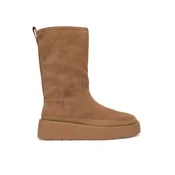 Calvin Klein Škornji za sneg Flatform Mid Boot Suede Wl HW0HW03181 Bež