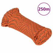 Brodski konop narancasto 3 mm 250 m od polipropilena