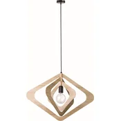 Luster na sajli ROXIE 1xE27/15W/230V braon