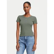 HUGO Majica Easy 50523924 Zelena Slim Fit