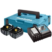 MAKITA power set v kovčku LXT 2xBL1860B+DC18RC - 198116-4