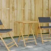 Sklopivi vrtni stol 55 x 55 x 75 cm od bambusa