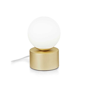 Ideal Lux - LED Stolna lampa PERLAGE 1xG9/3W/230V zlatna/bijela
