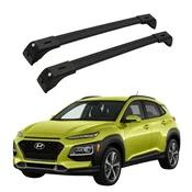 shumee Strešni nosilec z integriranimi vodili za Hyundai Kona 2017 - svetlo črn