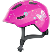 Otroška čelada Abus Smiley 3.0 pink butterfly S