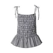 LEVIS  Top Monaco Sleeveless Blouse črna/bela