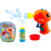 Bubble Fun Bublifuk Dinosaurus s náplňou 60 ml - oranžový