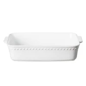 Bela keramična posoda za peko Costa Nova Pearl, 30 x 20 cm