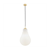 Argon 4879 - Lestenec na vrvici JESSE 1xE27/15W/230V zlata/bela