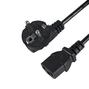 Start3Dprint Napajalni kabel C13 EU - 1,2 m, 250 V, 10 A, bakreni vodniki