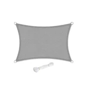SONGMICS Senčnik jadro 2x3 m siva, (5000248441)