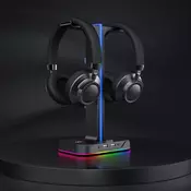 GAMENOTE DRŽAČ ZA SLUŠALICE TH650 2 X USB