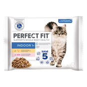 Perfect Fit Indoor 1+ - Mješovito pakiranje: piletina i losos 52 x 85 g