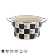 Orion Emajliran lonec Šahovnica Lem , 2 l, premer18 cm