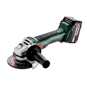 Baterijski kotni brusilnik Metabo W 18 L BL 9-125 s polnilcem in baterijskim paketom - Metabo - 18V