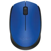 MIŠ USB 3TIPKE OPTIČKI BEŽIČNI M171 LOGITECH MODRA/ČRNA BLISTER